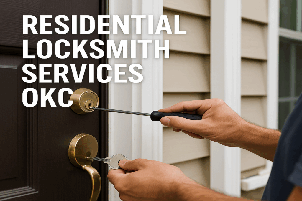 residential locksmith OKC lock rekey service